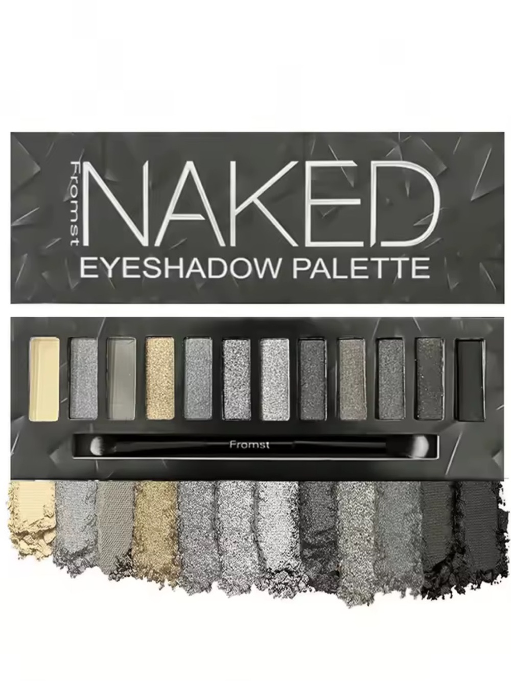 Ulta Beauty Naked Eyeshadow Palette - Silver, Gray, Black, Gold